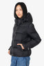 Judith & Charles Black Puffer Jacket Size L