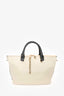 Chloe 2014 Black/Light Grey Leather Baylee Tote with Strap