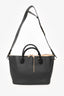 Chloe 2014 Black/Light Grey Leather Baylee Tote with Strap