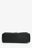 Pre-Loved Chanel™ 2021 Black Caviar Leather Jumbo Double Flap Bag GHW