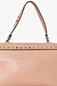 Valentino Blush Leather Rockstud Top Handle Bag (As Is)