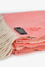 Lanvin White/Pink Alpaca Wool Scarf