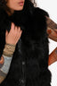 Isla Black Mink Fur Vest Size 38