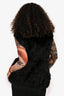Isla Black Mink Fur Vest Size 38