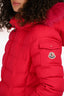 Moncler Pink Down 'Badyfur' Fur Hooded Jacket Size 3