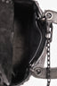 Christian Dior 2018 Black Embellished Cannage Mini Lady Dior Top Handle with Chain Strap