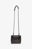 Christian Dior 2018 Black Embellished Cannage Mini Lady Dior Top Handle with Chain Strap