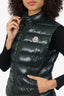Moncler Green Down Quilted 'Ghany' Vest Size 2