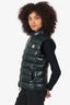 Moncler Green Down Quilted 'Ghany' Vest Size 2