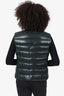 Moncler Green Down Quilted 'Ghany' Vest Size 2
