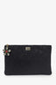 Dolce & Gabbana Black Lace Jewel Flower Clutch