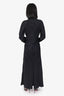 Simkhai Black Snake Patterned Midi Dress Size 6