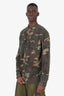 Balmain Camouflage Print Distressed Shirt Size 41 Mens