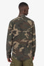 Balmain Camouflage Print Distressed Shirt Size 41 Mens