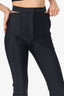 Mugler Black Cut-out Straight Leg Pants Size 36