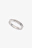 Tiffany & Co. Platinum 3 Diamond Signed Band Ring