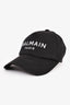 Balmain Black Logo Embroidery Baseball Hat