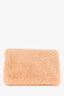 Saint Laurent 2022 Cream Shearling Clutch
