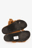 Hermès Tan Shearling 'Chypre' Sandals Size 45