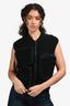Louis Vuitton 2020 Black Ribbed 3D Pocket Utility Vest Size S