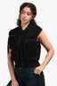Louis Vuitton 2020 Black Ribbed 3D Pocket Utility Vest Size S