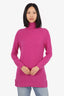 Vince Pink Cashmere Long Sleeves Turtle Neck Sweater Size XS