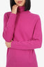 Vince Pink Cashmere Long Sleeves Turtle Neck Sweater Size XS