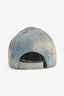 Prada Blue Denim Triangle Logo Baseball Hat Size M