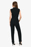 Christian Dior Black Silk/Wool Blend Sleeveless Jumpsuit Size 38
