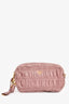 Prada Mauve Nappa Gaufre Leather Crossbody Bag