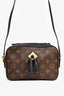 Louis Vuitton Monogram Leather Trimmed Tassel 'Saintonge' Camera Crossbody Bag