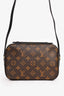 Louis Vuitton Monogram Leather Trimmed Tassel 'Saintonge' Camera Crossbody Bag