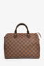 Louis Vuitton 2011 Brown Canvas/Leather Damier Ebene Speedy 30