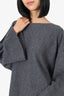 The Row Grey Cashmere Sweater Size M