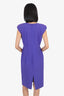 Tom Ford Purple Sleeveless Midi Dress Size 44