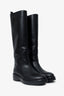 The Row Black Leather Knee High Boots Size 38.5