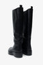 The Row Black Leather Knee High Boots Size 38.5