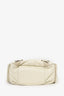 Christian Dior 2006 White Calfskin/Suede Rebelle Shoulder Bag