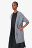 Vince Grey Cashmere Short Sleeve Open Cardigan Size S