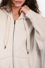 Isabel Marant Etoile Grey Oversized Logo Zip-Up Hoodie Size S/M