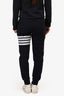 Thom Browne Navy 4 Stripes Joggers Size 42 Men
