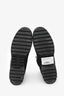 Louis Vuitton Black Suede Monogram Heart Patchwork Combat Boots Size 36.5