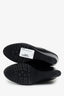 Prada Black Leather Wedge Boots Size 38.5