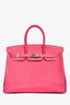 Hermés 2015 Pink Togo Leather Birkin 35 PHW
