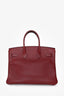 Hermès 2010 Rouge Leather Birkin 35 GHW