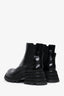 Alexander McQueen Black Leather Ankle Boots Size 37.5