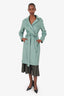 ‘S Max Mara Green Wool Coat Size 8