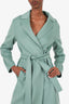 ‘S Max Mara Green Wool Coat Size 8