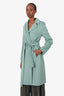 ‘S Max Mara Green Wool Coat Size 8