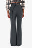 Camila Coelho Grey Belted Wide Leg Pants Size XS